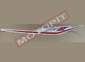 Sticker ORBİT II / Arka Sağ / Beyaz Kırmızı - 1