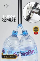 Black Shower Set Basınçlı Filtreli 3 Kademeli Turbo Duş Başlığı 150 cm Duş Hortumu Kendinde - 5