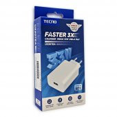 Tecno Apple iPad Air 5 Wi-Fi + Cellular  33W UsbA Çıkışlı 3in1 Lightning, Type-C, Micro Data ve Şarj Kablolu Şarj Aleti - 5