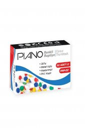 Piano Renkli Metal Uçlu Raptiye - 1