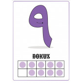 Elif-BA Arapça Sayılar Kartları - 5