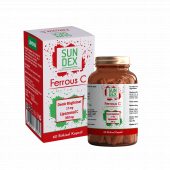 SUNDEX Ferrous C Demir Bisglisinat , Lipozomal C 60 Bitkisel Kapsül - 1