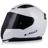 Ls2 Rapıd 2 Beyaz Fullface Motosiklet Kaskı Siyah Camlı - 1
