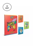 Gıpta Kral Şakir Güzel Yazı Defteri Tel Dikişli Karton Kapak A4 40 Yaprak 12 'li - 1