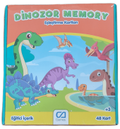 CA Games Dinozor Memory Eşleştirme Kartları - 1