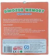 CA Games Dinozor Memory Eşleştirme Kartları - 2