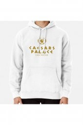 BEST SELLER caesars palace Merchandise Beyaz Kapşonlu Sweatshirt Hoodie - 1