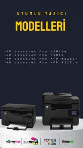 Hp LaserJet Pro M201n Muadil Toner 2'li Paket / cf283x / M201n - 2