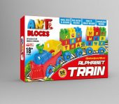Eğlenirken Öğreten Alfabe Tren Blocks Set - 52 Parça - 2