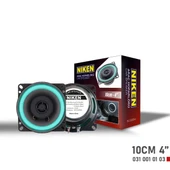 NİKEN Araç hoparlörü kolon 10cm 4inc 80watt niken 2 ADET - 3