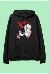 Devilman Crybaby Akira Fudo ve Ryo Asuka anime kapüşonlu sweatshirt hoodie - 1