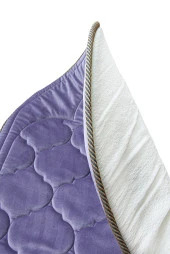 Kapitone Süngerli Yumuşak Seccade - Mor thumbnail 2