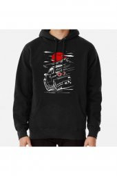 Nissan Skyline GTR 34 Haruna Baskılı Sweatshirt Hoodie - 1