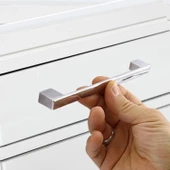 Gölcük Düz Mobilya Mutfak Dolap Çekmece Dolabı Kapak Metal Kulpu Kulbu Kulpları Krom 160 Mm - 2