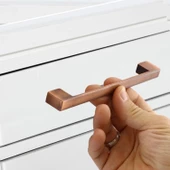 Gölcük Düz Metal Eskitme Antik Bakır 160 mm Mobilya Mutfak Çekmece Dolap Dolabı Kulpu Kulbu Kulpları - 2