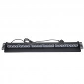 Çakar lamba 70cm 12-30v vantuzlu 24 ledli kırmızı-mavi / LAPA541 - 1