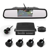 Space Araç Kamerası 4.3 inç aynaya geçmeli park sensörlü geri görüş kamerası thumbnail 3