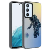 Galaxy A14 Kılıf Desenli Zore Dragon Sert Kapak - 3