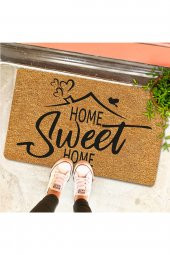 Uygur Home Sweet Home Tasarım Coco Görünümlü Dekoratif Dış Kapı Önü ve Iç Mekan Paspası - 3