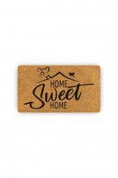 Uygur Home Sweet Home Tasarım Coco Görünümlü Dekoratif Dış Kapı Önü ve Iç Mekan Paspası - 4