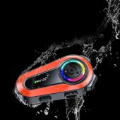 Mioji Mio 120 2x RGB 1000mAh IPX6 1500m 2 Kişilik Kask Intercom Motosiklet Bluetooth Kulaklık - 5