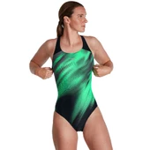 SPEEDO KADIN YÜZÜCÜ MAYOSU PLMT PBCK AF BLACK/GREY 8-06187C515 YZM - 2