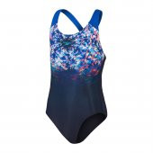SPEEDO KIZ ÇOCUK YÜZÜCÜ MAYOSU DIGI PLMT SPBK JF NAVY/BLUE 8-00262515942 YZM - 2