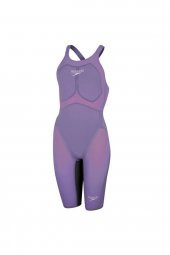 SPEEDO KADIN YARIŞ MAYOSU LZR VALOR OPBK KSKN AF PURPLE/GREY 8-11978H548 YZM - 4