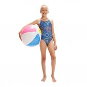 SPEEDO KIZ ÇOCUK YÜZÜCÜ MAYOSU ALO PT TWNSTRP JF BLUE/PURPLE 8-00313615212 YZM - 4