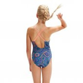 SPEEDO KIZ ÇOCUK YÜZÜCÜ MAYOSU ALO PT TWNSTRP JF BLUE/PURPLE 8-00313615212 YZM - 5