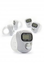 5 Adet Dijital Zikirmatik Sayaç Tesbih Beyaz thumbnail 4