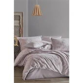 Clasy Saten Çift Kişilik Nevresim Takımı Silva V1 Taş - 1