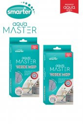 SMARTER AQUA MASTER 2 YEDEK MOP TEMİZ & KİRLİ SUYU AYIRMA ÖZELLİĞİ OTOMATİK TEMİZLİK SETİ MOP PASPAS - 1