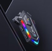 Mioji Mio 110 RGB 1000mAh IPX6 Kask Intercom Motosiklet Bluetooth Kulaklık - 4