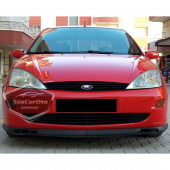 Ford Focus 1 Hb&Sedan 1998-2004 Uyumlu Üniversal Laguna lip Esnek Ön Lip 2 Parça Tampon Altı Dil Karlık Ön Ek - 1