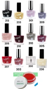 Kalyon Oje 12'Li Set-4+joy line Kaş Şekillendirici Ve Sabitleyici Wax 50ml - 1