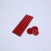 Mühür Mumu Çubuk 11mmx120mm 10 lu Paket Model: 310 AL BAYRAK KIRMIZI thumbnail 3