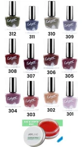 Kalyon Oje 12'Li Set-3+joy line Kaş Şekillendirici Ve Sabitleyici Wax 50ml - 1