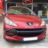 Peugeot 207 2006-2014 Uyumlu Üniversal Laguna Lip Esnek Ön Lip 2 Parça Tampon Altı Dil Karlık Ön Ek - 6