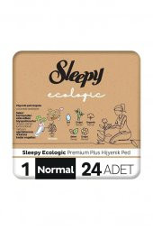 Sleepy Ecologic Premium Plus Hijyenik Normal Ped 24 Adet - 1
