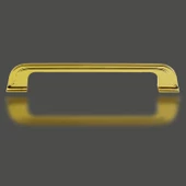 Alperen Düz Mobilya Mutfak Dolabı Çekmece Dolap Kulpu Metal Kulpları Kulbu (128 MM-12.8 CM) Altın thumbnail 3