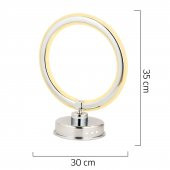 Apliqa Braco Krom 20 Watt Duvar Lambası Modern Tasarım Salon Led Aplik - 4