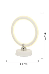 Apliqa Braco Beyaz 20 Watt Duvar Lambası Modern Tasarım Salon Led Aplik - 3