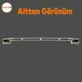 Alperen Düz Mobilya Mutfak Dolabı Çekmece Dolap Kulpu Kulbu Metal Kulpları Krom (160 MM-16.0 CM) - 5