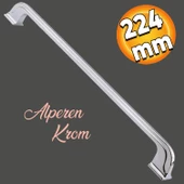 Alperen (224 MM - 22.4 CM) Mobilya Mutfak Dolabı Çekmece Dolap Kulpu Kulbu Metal Kulpları Krom - 1