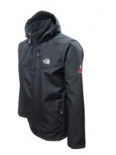The North Face T01463 Erkek Büyük Beden Softshell Kapüşonlu Mont  - T01463 - Siyah - 2