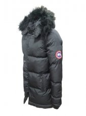 Canadagoose C01351 Erkek Kapüşonlu Kürklü Spor Şişme Kaban - C01351 - Siyah - ST01351-Siyah-S - 2