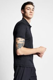 Lescon Erkek 23S-1299-23B Kısa Kol Polo Yaka T-Shirt - Siyah - 2