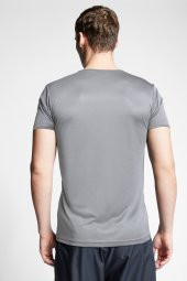 Lescon Erkek 23S-1220-23B Kısa Kol T-Shirt - Açık Gri - 4