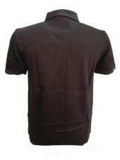 Rey Polo Erkek Basic Polo Yaka Kısa Kol T-shirt R01201 - Kahverengi - L - 1